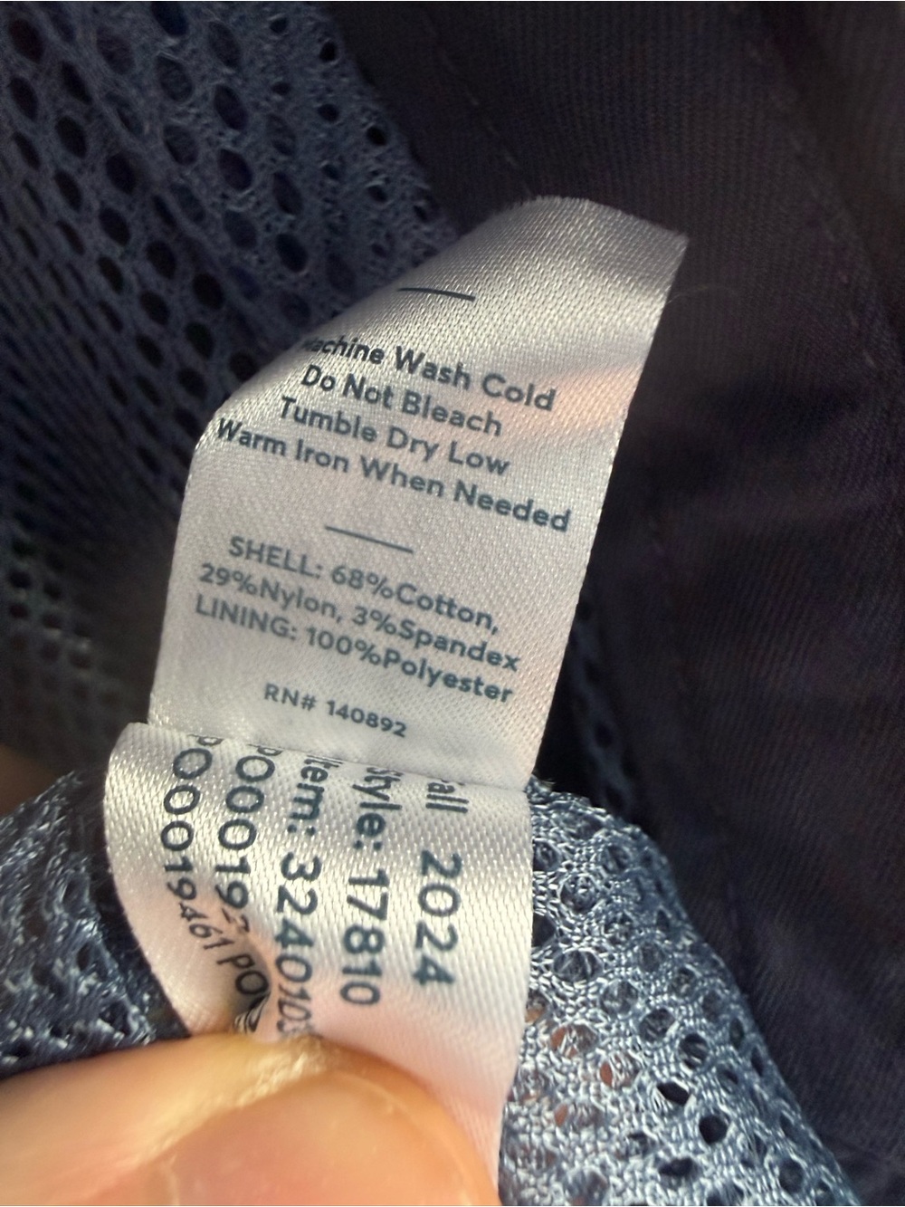 Marine Layer NWT Freeman Stretch Twill Windbreaker Jacket in “Mood Indigo” - Picture 8 of 9